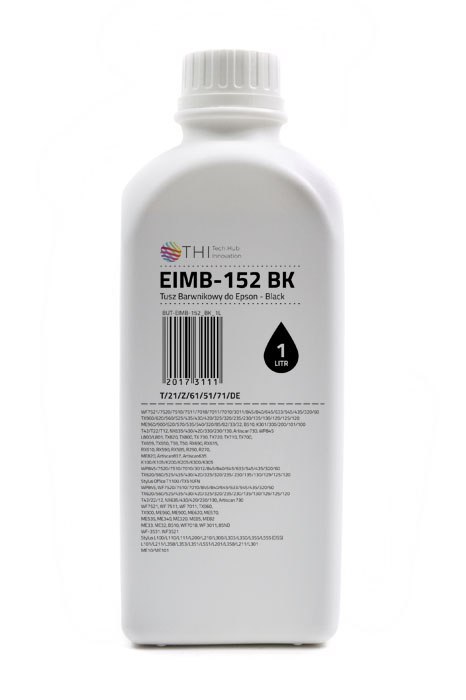 Butelka Black Epson 1L Tusz Barwnikowy o zwiększonej gęstości (Dye - high density) INK-MATE EIMB152 THI Butelka Black Epson 1L Tusz Barwnikowy o zwiększonej gęstości (Dye - high density) INK-MATE EIMB152 THI