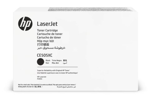 Oryginalny Toner Czarny HP LaserJet P2055 (05XC CE505XC), kompatybilne z CE505X Oryginalny Toner Czarny HP LaserJet P2055 (05XC CE505XC), kompatybilne z CE505X