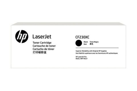 Oryginalny Toner Czarny HP LaserJet Pro M203, M227 MFP (30XC CF230XC) Oryginalny Toner Czarny HP LaserJet Pro M203, M227 MFP (30XC CF230XC)