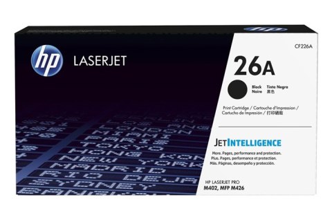 Oryginalny Toner Czarny HP LaserJet Pro M402, M426 MFP (26A CF226A) Oryginalny Toner Czarny HP LaserJet Pro M402, M426 MFP (26A CF226A)