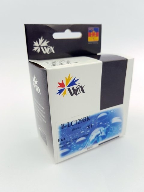 Tusz Wox Black Brother LC 129BK zamiennik LC129XLBK Wox Tusz Wox Black Brother LC 129BK zamiennik LC129XLBK Wox