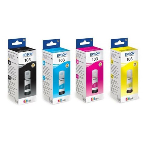 Butelka z tuszem Epson ET103 do L31xx PACK CMYK Epson Butelka z tuszem Epson ET103 do L31xx PACK CMYK Epson