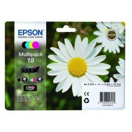Zestaw tuszy Epson T1806 do XP-102/202/302/305/402/405 | 15,1ml | CMYK Epson