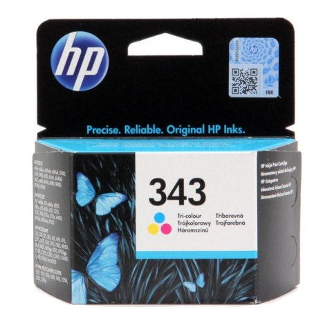 Tusz HP 343 do Deskjet 430/5940/6540, Offiecejet 100/150/H470 | 330 str. | CMY HP Tusz HP 343 do Deskjet 430/5940/6540, Offiecejet 100/150/H470 | 330 str. | CMY HP