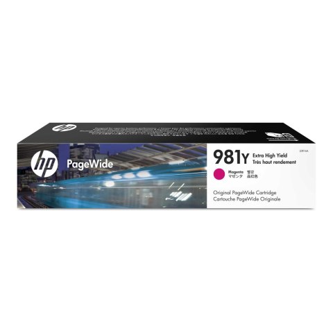 Tusz HP 981XXL Extra HY do PageWide Color 556dn | 16 000 str. | magenta HP Tusz HP 981XXL Extra HY do PageWide Color 556dn | 16 000 str. | magenta HP