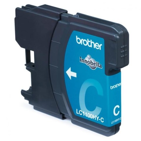 Brother oryginalny ink / tusz LC-1100HYC, cyan, 750s, high capacity Brother oryginalny ink / tusz LC-1100HYC, cyan, 750s, high capacity