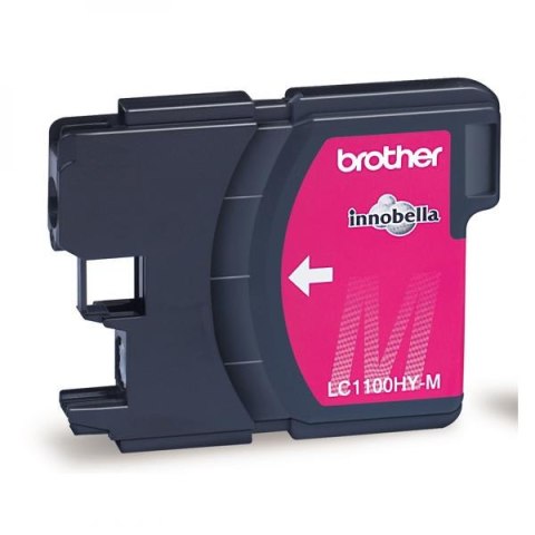 Brother oryginalny ink / tusz LC-1100HYM, magenta, 750s, high capacity Brother oryginalny ink / tusz LC-1100HYM, magenta, 750s, high capacity