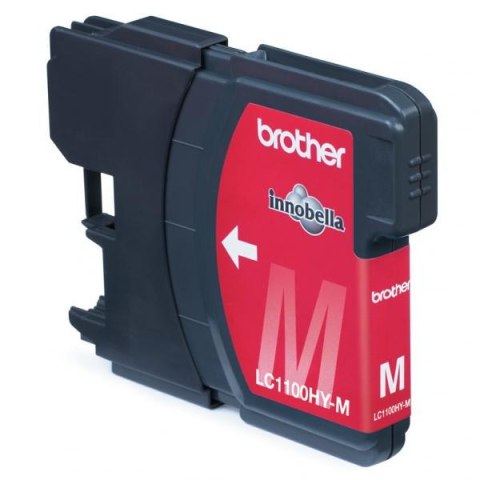 Brother oryginalny ink / tusz LC-1100HYM, magenta, 750s, high capacity Brother oryginalny ink / tusz LC-1100HYM, magenta, 750s, high capacity