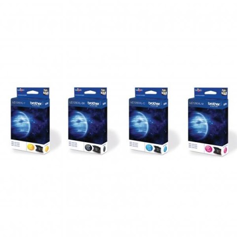 Brother oryginalny ink / tusz LC-1280XLVALBP, CMYK, 2400/3x1200s, high capacity Brother oryginalny ink / tusz LC-1280XLVALBP, CMYK, 2400/3x1200s, high capacity