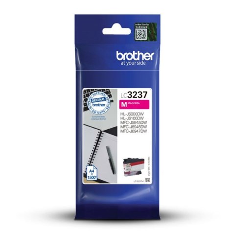 Brother oryginalny ink / tusz LC-3237M, magenta, 1500s Brother oryginalny ink / tusz LC-3237M, magenta, 1500s