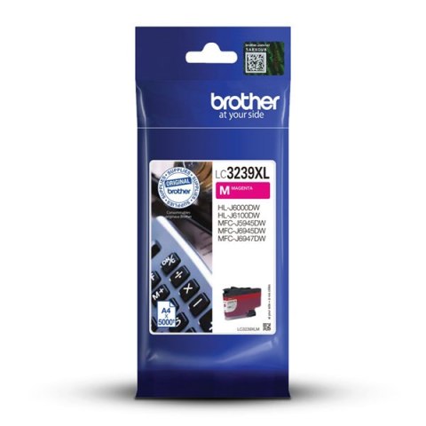 Brother oryginalny ink / tusz LC-3239XLM, magenta, 5000s Brother oryginalny ink / tusz LC-3239XLM, magenta, 5000s