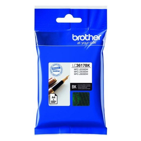 Brother oryginalny ink / tusz LC-3617BK, black, 550s, 12,5ml Brother oryginalny ink / tusz LC-3617BK, black, 550s, 12,5ml