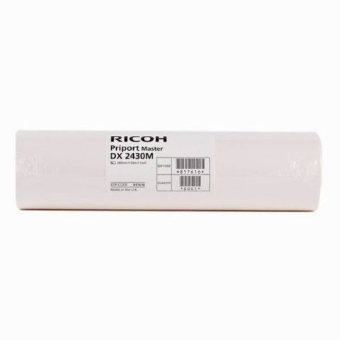 Ricoh oryginalny Master 817616, 1ks, Ricoh DX2430 Ricoh oryginalny Master 817616, 1ks, Ricoh DX2430