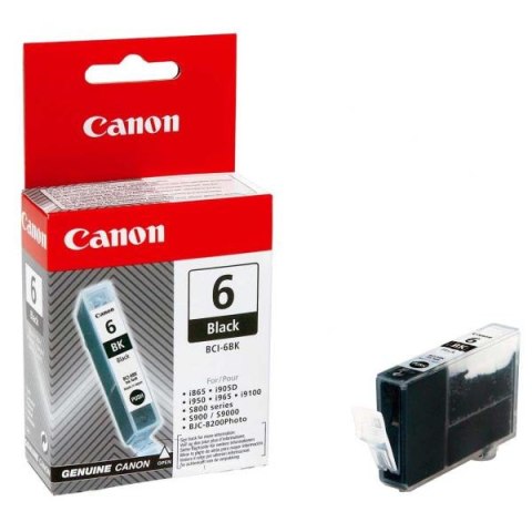 Canon oryginalny ink / tusz BCI-6 BK, 4705A002, black, 280s, 13ml Canon oryginalny ink / tusz BCI-6 BK, 4705A002, black, 280s, 13ml