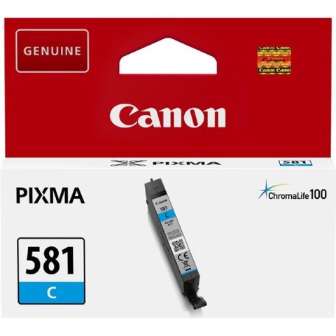 Canon oryginalny ink / tusz CLI-581 C, 2103C001, cyan, 5,6ml Canon oryginalny ink / tusz CLI-581 C, 2103C001, cyan, 5,6ml