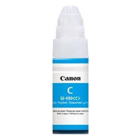 Canon oryginalny ink / tusz GI-490 C, 0664C001, cyan, 7000s, 70ml Canon oryginalny ink / tusz GI-490 C, 0664C001, cyan, 7000s, 70ml
