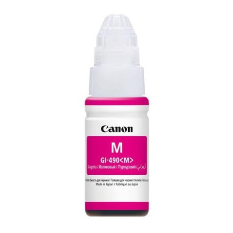 Canon oryginalny ink / tusz GI-490 M, 0665C001, magenta, 7000s, 70ml Canon oryginalny ink / tusz GI-490 M, 0665C001, magenta, 7000s, 70ml