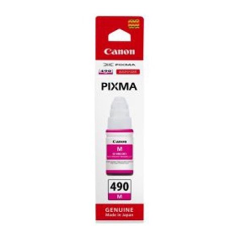 Canon oryginalny ink / tusz GI-490 M, 0665C001, magenta, 7000s, 70ml Canon oryginalny ink / tusz GI-490 M, 0665C001, magenta, 7000s, 70ml