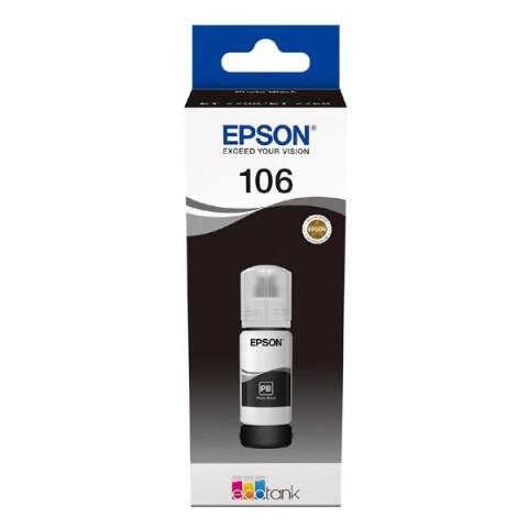 Epson oryginalny ink / tusz C13T00R140, 106, photo black, 70ml Epson oryginalny ink / tusz C13T00R140, 106, photo black, 70ml