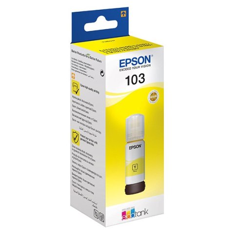 Epson oryginalny ink / tusz C13T00S44A, 103, yellow, 65ml Epson oryginalny ink / tusz C13T00S44A, 103, yellow, 65ml