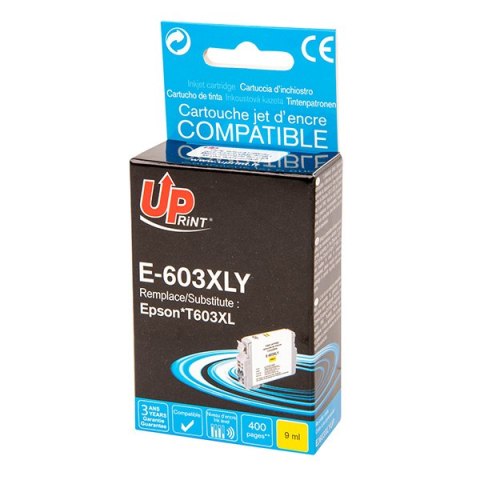 UPrint kompatybilny ink / tusz z C13T03A44010, 603XL, E-603XLY, yellow, 9ml UPrint kompatybilny ink / tusz z C13T03A44010, 603XL, E-603XLY, yellow, 9ml