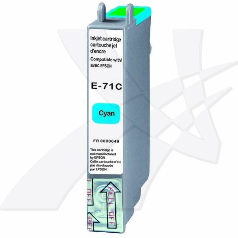 UPrint kompatybilny ink / tusz z C13T07124011, E-71C, cyan, 10ml UPrint kompatybilny ink / tusz z C13T07124011, E-71C, cyan, 10ml