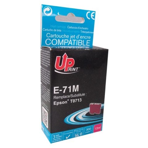 UPrint kompatybilny ink / tusz z C13T07134011, E-71M, magenta, 11ml UPrint kompatybilny ink / tusz z C13T07134011, E-71M, magenta, 11ml