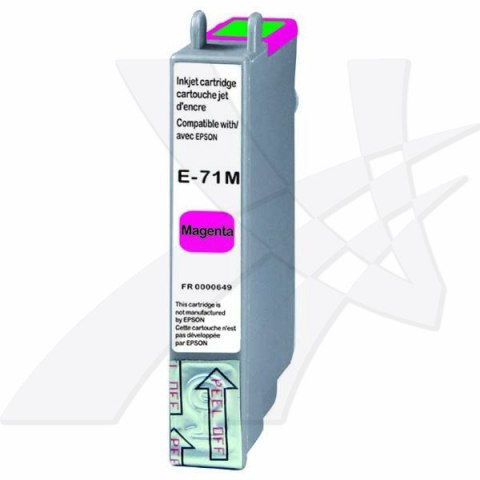 UPrint kompatybilny ink / tusz z C13T07134011, E-71M, magenta, 11ml UPrint kompatybilny ink / tusz z C13T07134011, E-71M, magenta, 11ml