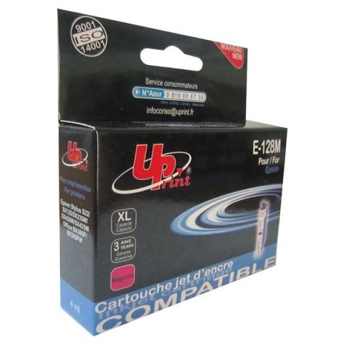 UPrint kompatybilny ink / tusz z C13T12834011, E-128M, magenta, 165s, 10ml UPrint kompatybilny ink / tusz z C13T12834011, E-128M, magenta, 165s, 10ml