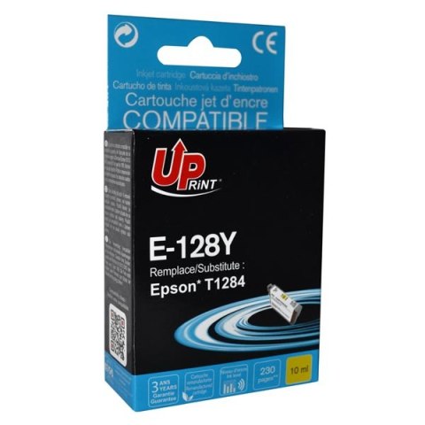UPrint kompatybilny ink / tusz z C13T12844011, E-128YE, yellow, 230s, 5ml UPrint kompatybilny ink / tusz z C13T12844011, E-128YE, yellow, 230s, 5ml