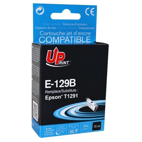 UPrint kompatybilny ink / tusz z C13T12914010, T1291, E-129B, black, 14ml UPrint kompatybilny ink / tusz z C13T12914010, T1291, E-129B, black, 14ml