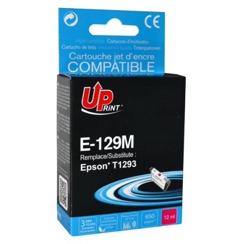 UPrint kompatybilny ink / tusz z C13T12934010, T1293, E-129M, magenta, 10ml UPrint kompatybilny ink / tusz z C13T12934010, T1293, E-129M, magenta, 10ml