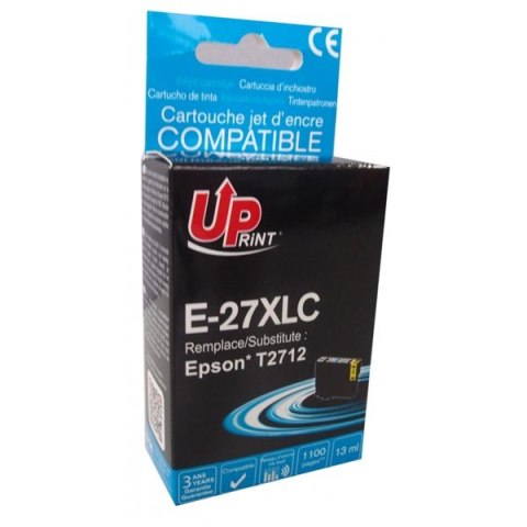 UPrint kompatybilny ink / tusz z C13T27124010, 27XL, cyan, 1100s, 13ml UPrint kompatybilny ink / tusz z C13T27124010, 27XL, cyan, 1100s, 13ml