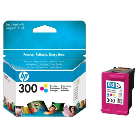 HP oryginalny ink / tusz CC643EE, HP 300, color, 165s, 4ml HP oryginalny ink / tusz CC643EE, HP 300, color, 165s, 4ml