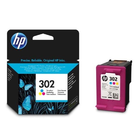 HP oryginalny ink / tusz F6U65AE, HP 302, color, 165/165/165s, 4ml HP oryginalny ink / tusz F6U65AE, HP 302, color, 165/165/165s, 4ml