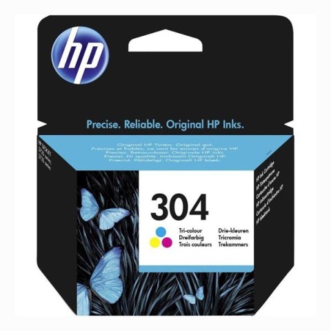 HP oryginalny ink / tusz N9K05AE, HP 304, Tri-color, 100s HP oryginalny ink / tusz N9K05AE, HP 304, Tri-color, 100s