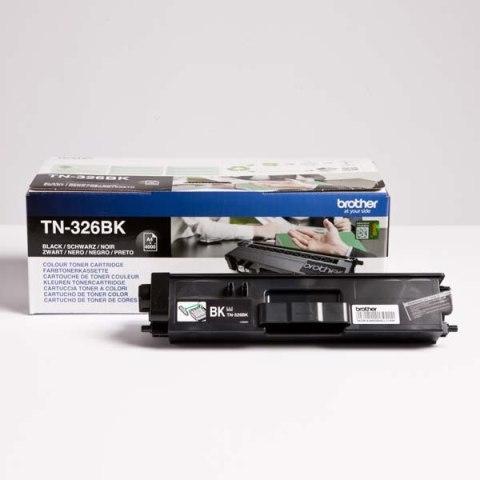 Brother oryginalny toner TN-326BK, black, 4000s Brother oryginalny toner TN-326BK, black, 4000s