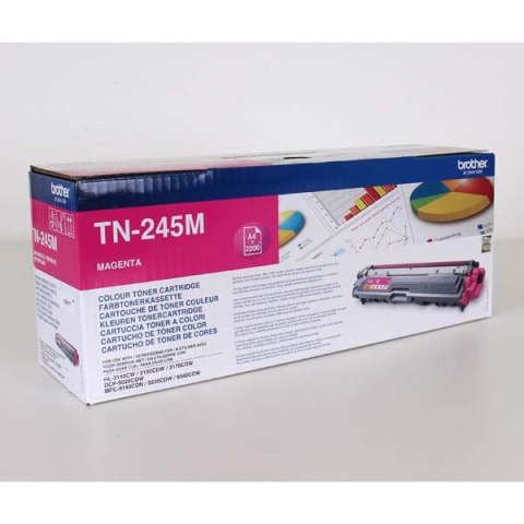 Brother oryginalny toner TN245M, magenta, 2200s Brother oryginalny toner TN245M, magenta, 2200s