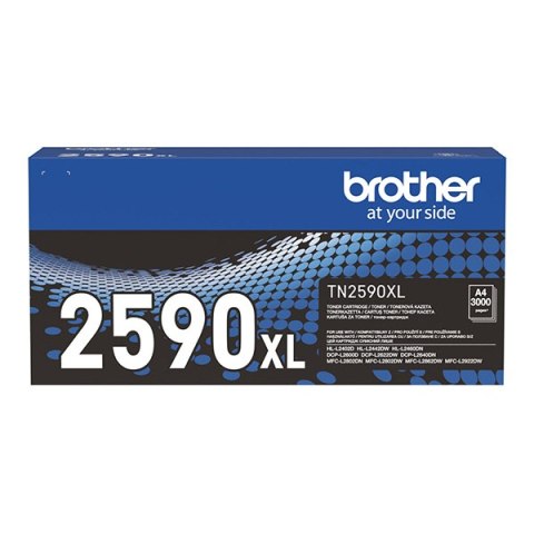 Brother oryginalny toner TN2590XL, black, 3000s Brother oryginalny toner TN2590XL, black, 3000s
