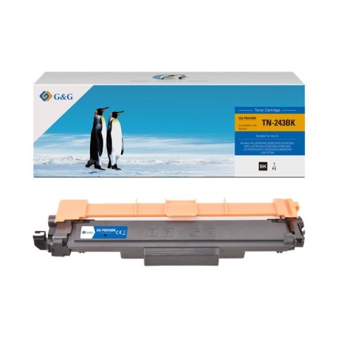 G&G kompatybilny toner z Brother TN243BK, NT-PB243BK, black, 1000s G&G kompatybilny toner z Brother TN243BK, NT-PB243BK, black, 1000s