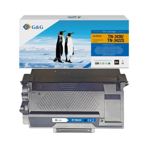 G&G kompatybilny toner z Brother TN3430, NT-PB3430, black, 3000s G&G kompatybilny toner z Brother TN3430, NT-PB3430, black, 3000s