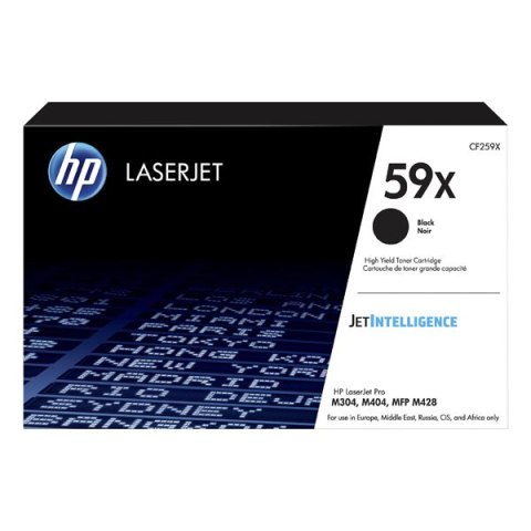HP oryginalny toner CF259X, HP 59X, black, 10000s, high capacity HP oryginalny toner CF259X, HP 59X, black, 10000s, high capacity