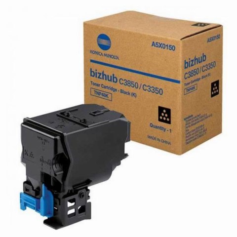 Konica Minolta oryginalny toner A5X0150, TNP48K, black, 10000s Konica Minolta oryginalny toner A5X0150, TNP48K, black, 10000s
