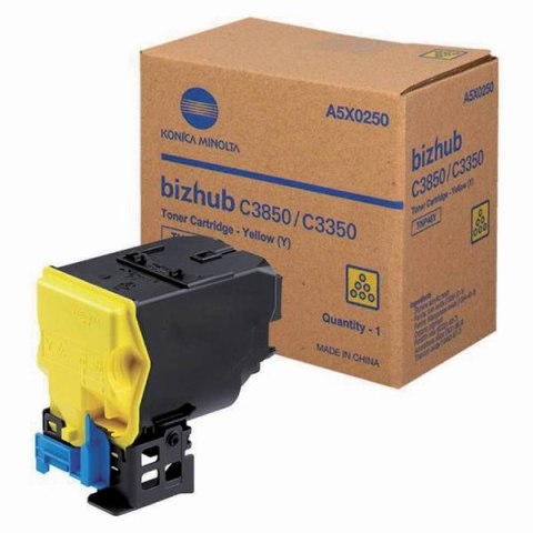 Konica Minolta oryginalny toner A5X0250, TNP48Y, yellow, 10000s Konica Minolta oryginalny toner A5X0250, TNP48Y, yellow, 10000s