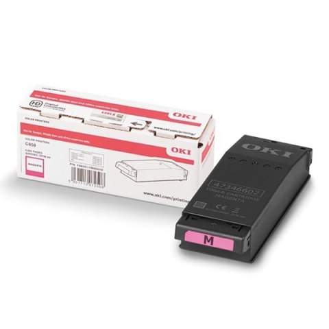 OKI oryginalny toner 09006128, magenta, 6000s OKI oryginalny toner 09006128, magenta, 6000s