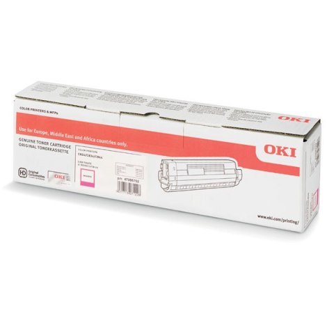 OKI oryginalny toner 47095702, magenta, 5000s OKI oryginalny toner 47095702, magenta, 5000s