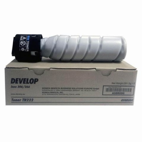Develop oryginalny toner A98R0D0, TN-222, black, 24000s Develop oryginalny toner A98R0D0, TN-222, black, 24000s