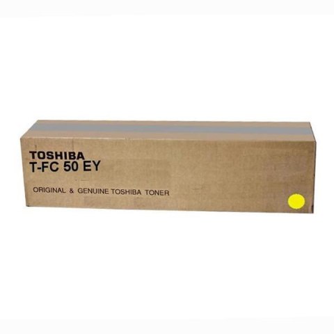 Toshiba oryginalny toner T-FC50EY, 6AJ00000111, 6AJ00000225, yellow, 33600s Toshiba oryginalny toner T-FC50EY, 6AJ00000111, 6AJ00000225, yellow, 33600s
