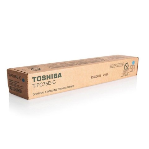 Toshiba oryginalny toner T-FC75E-C, 6AK00000251, cyan, 35400s Toshiba oryginalny toner T-FC75E-C, 6AK00000251, cyan, 35400s