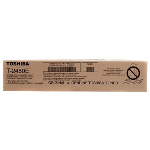Toshiba oryginalny toner T2450E, 6AJ00000088, 6AJ00000216, black, 24000s Toshiba oryginalny toner T2450E, 6AJ00000088, 6AJ00000216, black, 24000s